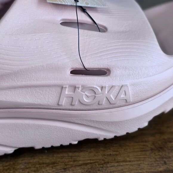 Hoka Ora Recovery Slide 3 Sandals Men's 10 Sandstone Beige Tan Clifton Bondi New - Picture 13 of 14